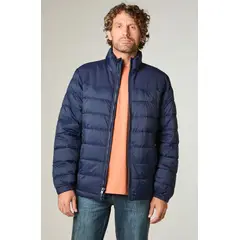 WRANGLER - Chaqueta Hombre Packable Puffer Regular Fit Azul