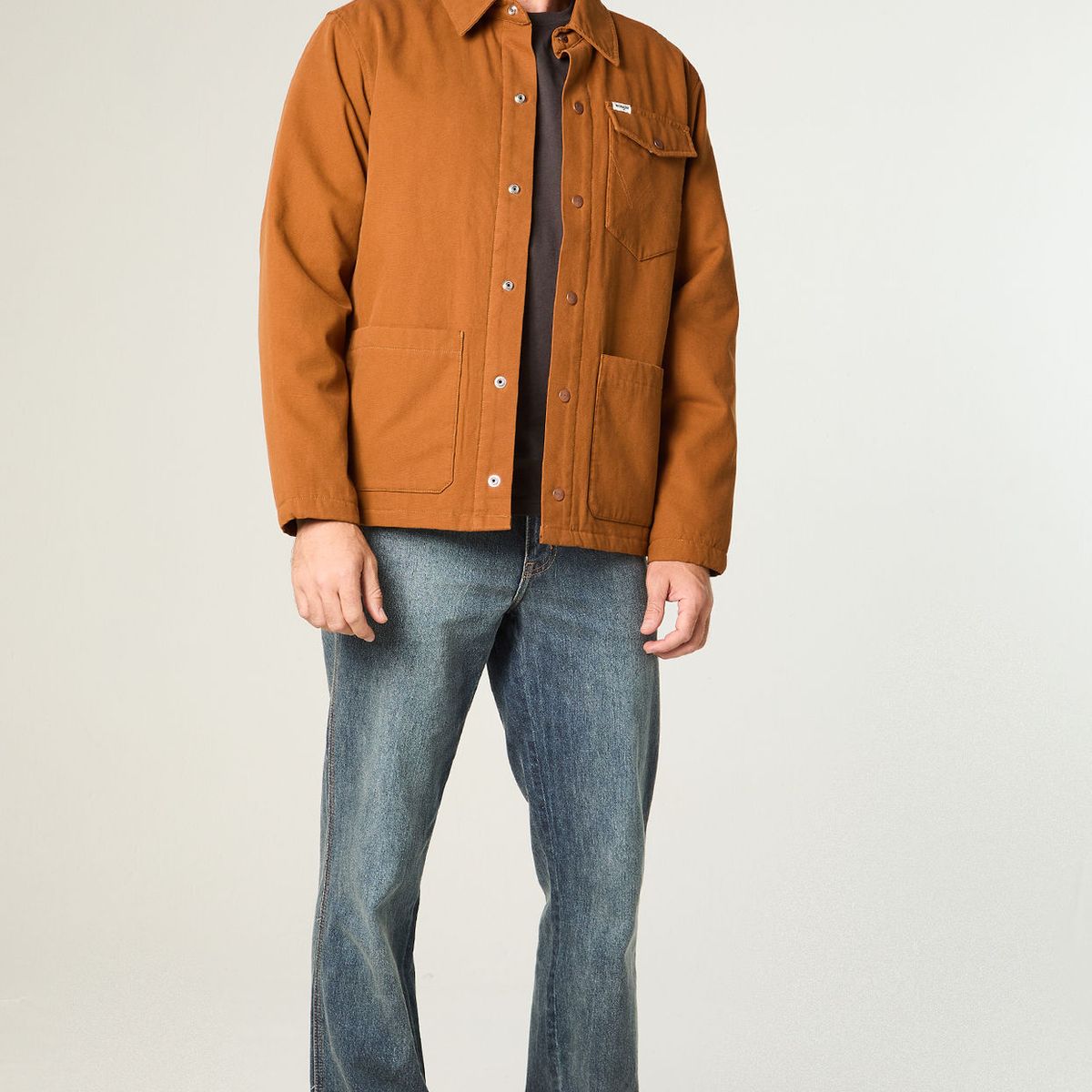 WRANGLER - Chaqueta Hombre Transitional Jacket Regular Fit Café