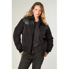 WRANGLER - Chaqueta Mujer Western Puffer Regular Fit Negro