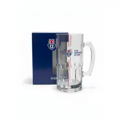 TITANIO - Shopero de Vidrio Universidad de Chile 1 Litro - Jarro Cervecero Gigante