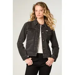 WRANGLER - Chaqueta Mujer Heritage Denim Heritage Fit Negro