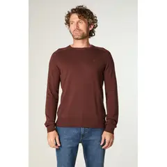 WRANGLER - Sweater Hombre Knit Sweater Regular Fit Café