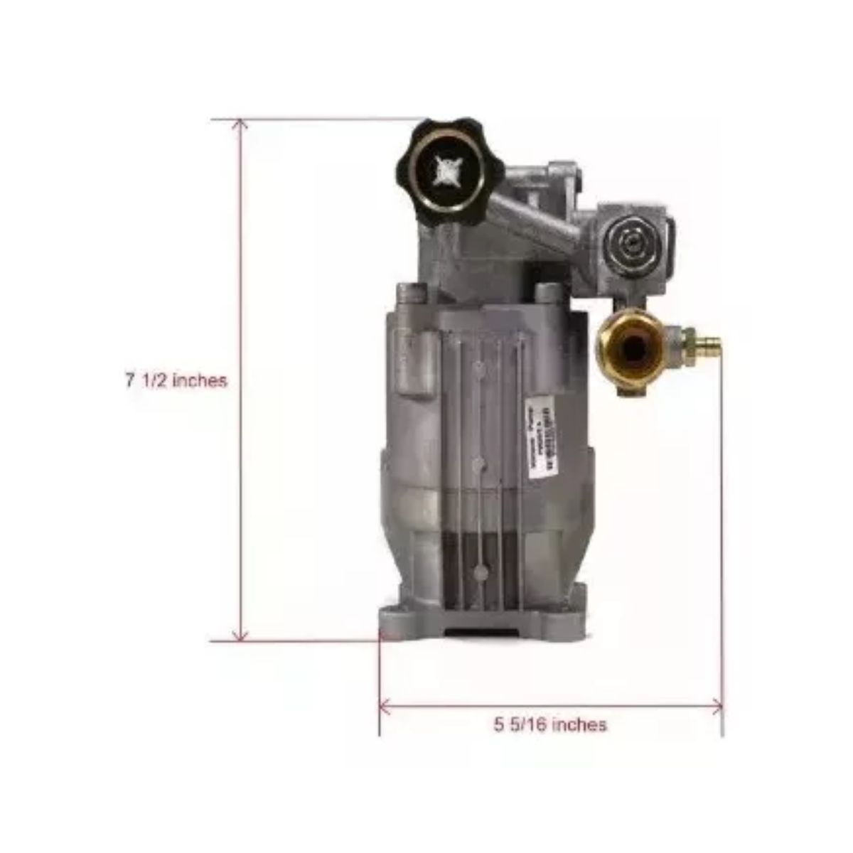 GENERICO - Bomba Hidrolavadora Presión 2800-3200 Psi 25gpm Con Eje 34