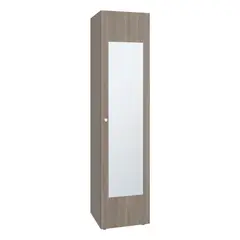 TUHOME - Closet 1 Puerta Con Espejo Dreams Bardolino Y Blanco 170,0x40,0x40,2 Cm