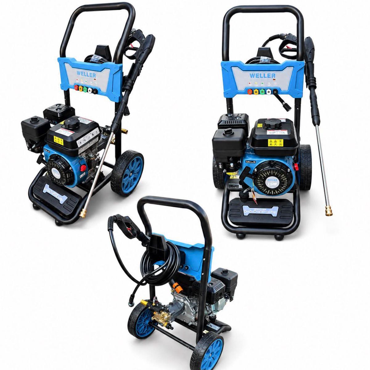 GENERICO - Hidrolavadora A Bencina 3200 Psi Max Con Motor 6,5 Hp 170bar  hidrolavadora