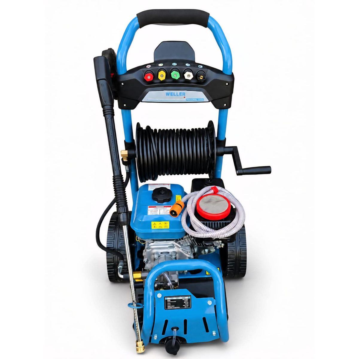ERUX - Hidrolavadora Bencinera Industrial De 7hp 2465psi carrete roja