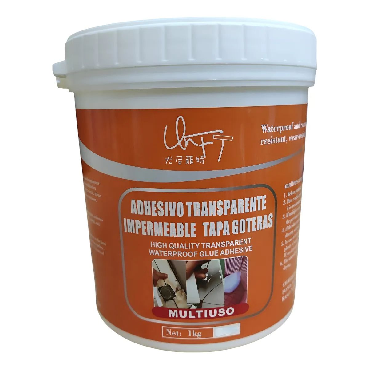 GENERICO - Tapa Goteras Sellantes Impermeable Transparente Sellador Adhesivo 300Gr