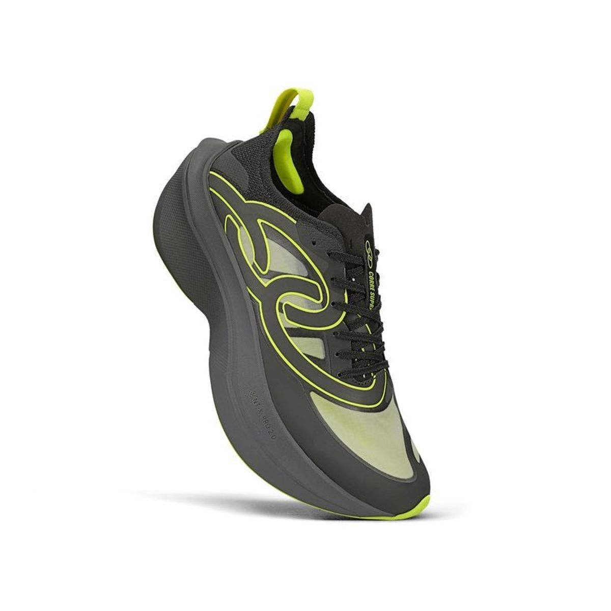 OLYMPIKUS - Zapatilla Running Hombre Corre SUPRA 2 Gris Oscuro