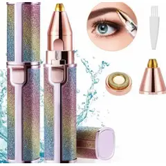 GENERICO - Depiladora Removedora De Vello Facial Ceja 2 En 1 Recargable