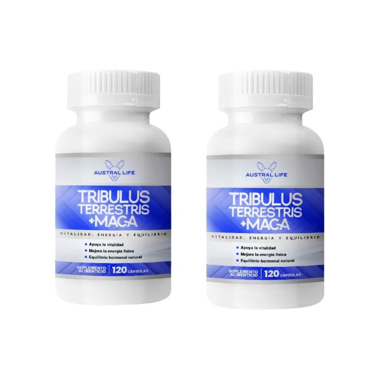 AUSTRAL LIFE - Pack 2 Tribulus Terrestris + Maca 120 Cápsulas - Austral Life