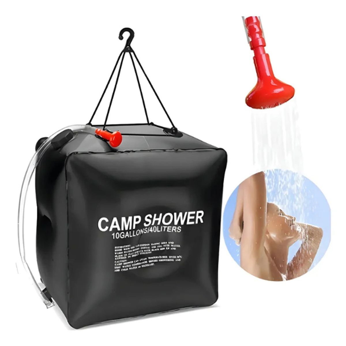GENERICO - Ducha Solar Para Camping Al Aire Libre 40L