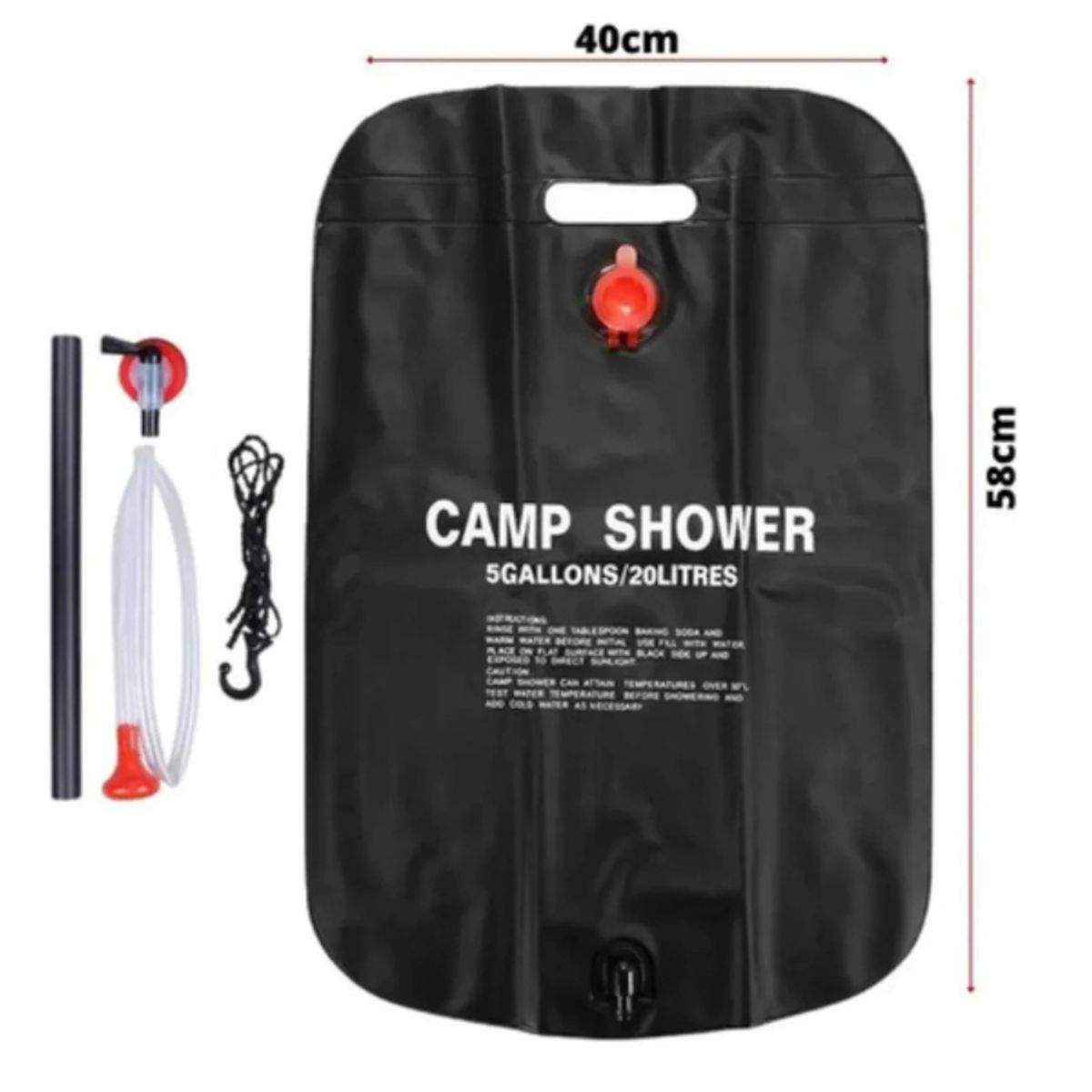 GENERICO - Ducha Solar Para Camping Al Aire Libre 20L