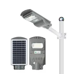 GENERICO - Foco Solar Led 600 Lm Exterior Con Sensor De Movimiento