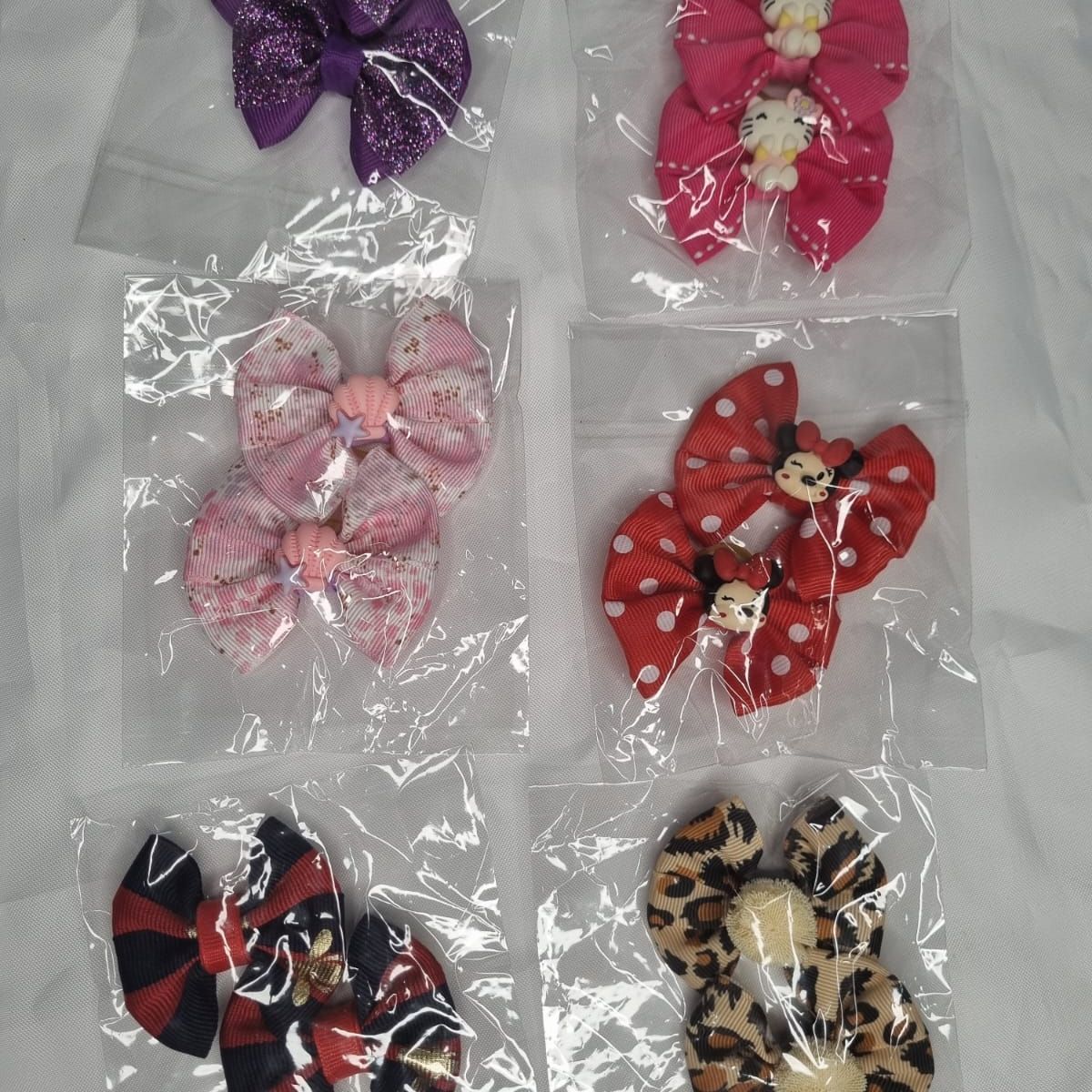 EL MUNDO DE EMMA - Set 6 par lazos mascota variados 3