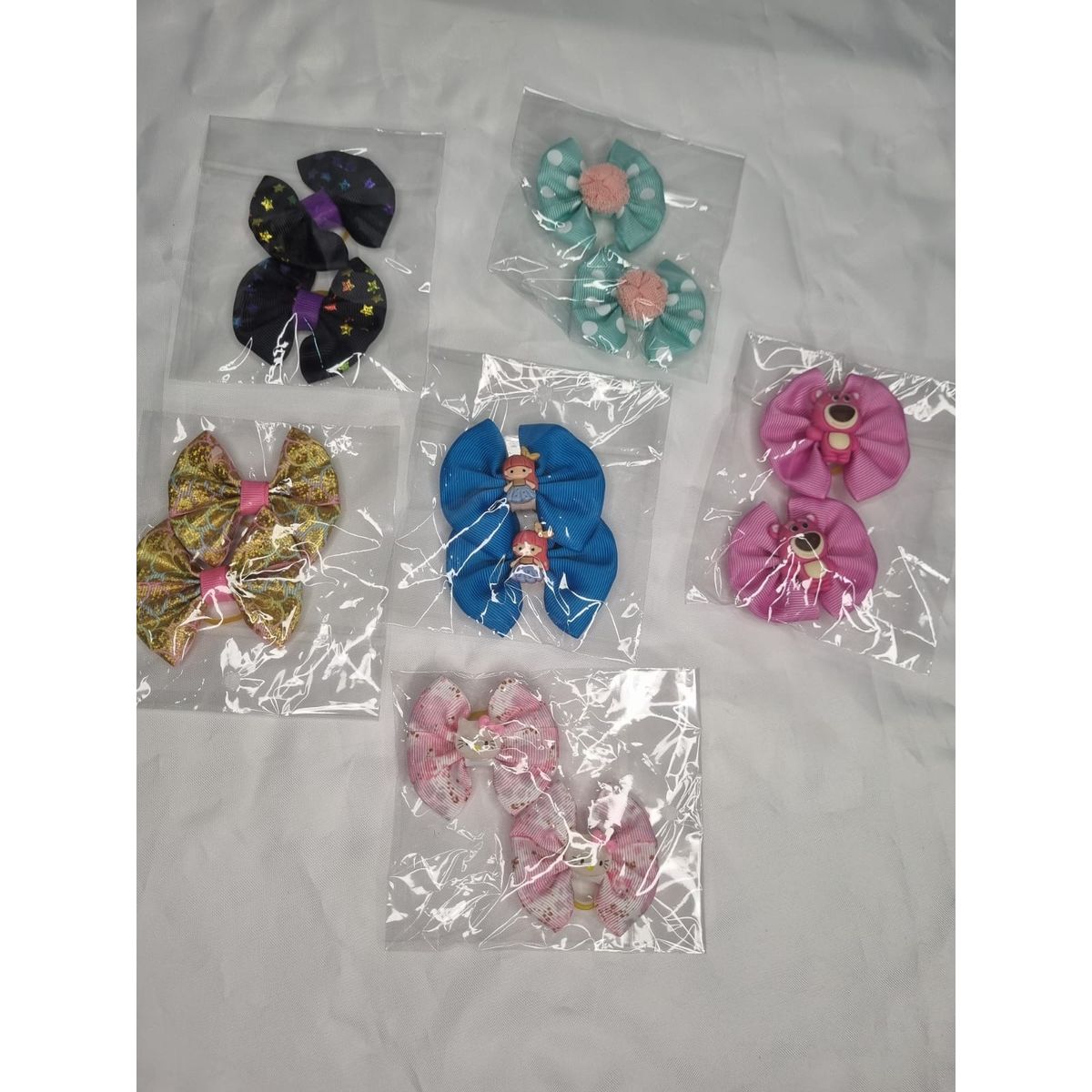 EL MUNDO DE EMMA - Set 6 par lazos mascota variados 4