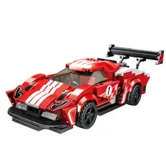 MINGDA - Auto Deportivo para Armar 307 Piezas Juguete de Construcción STEM