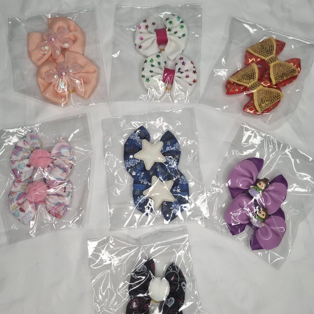 EL MUNDO DE EMMA - Set 7 par lazos mascota variados 5