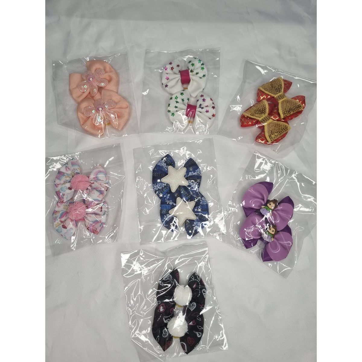 EL MUNDO DE EMMA - Set 7 par lazos mascota variados 5