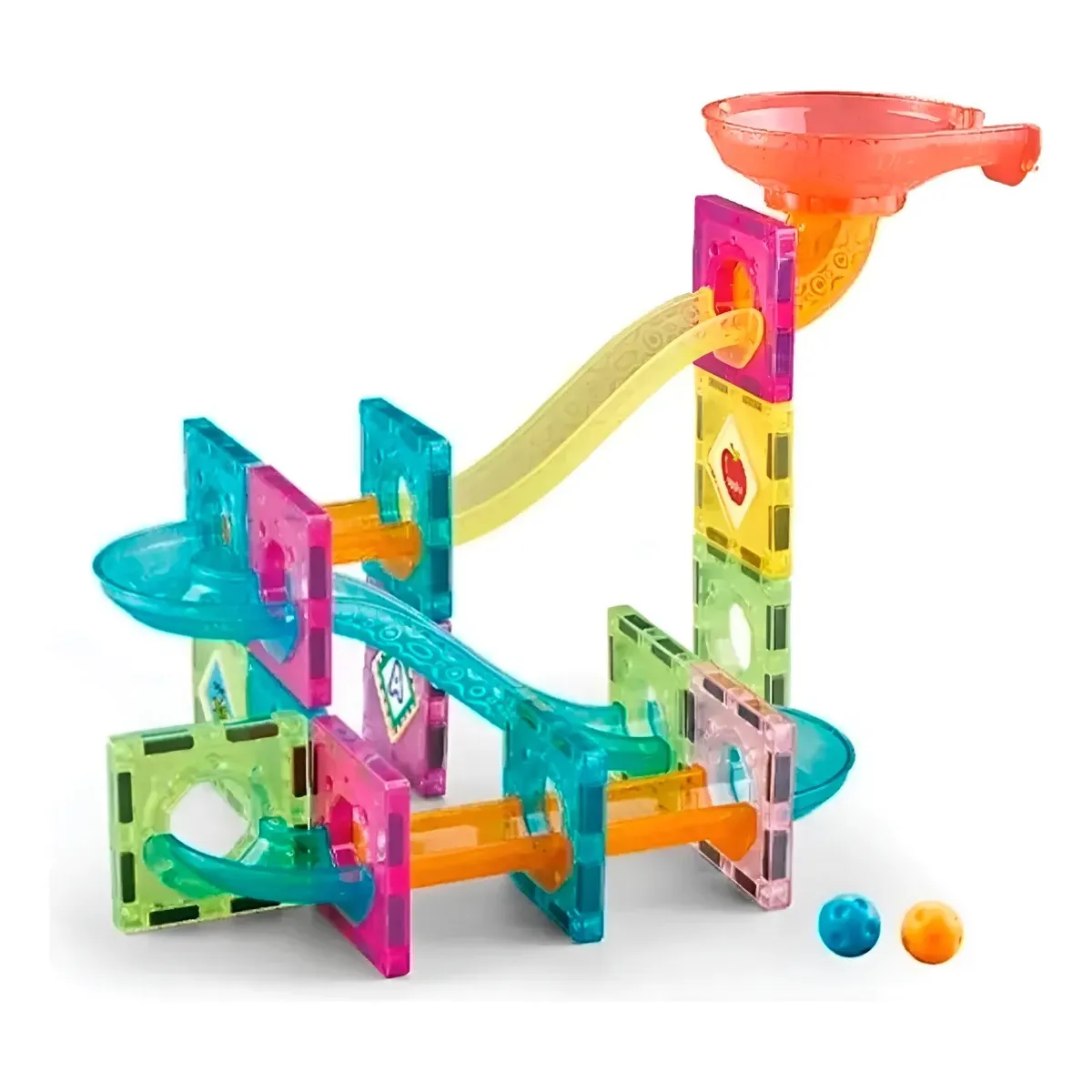 GENERICO - Bloques Magnéticos. Set De Imanes De 47 Pcs Multicolor