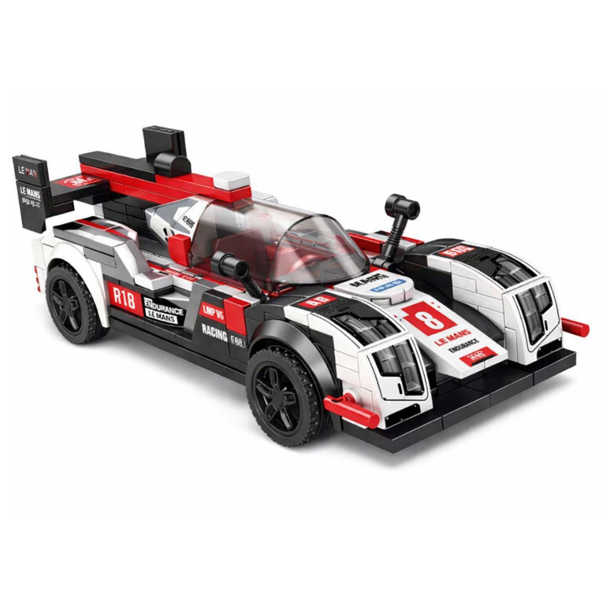 MINGDA - Auto de Carreras para Armar 283 Piezas Juguete STEM