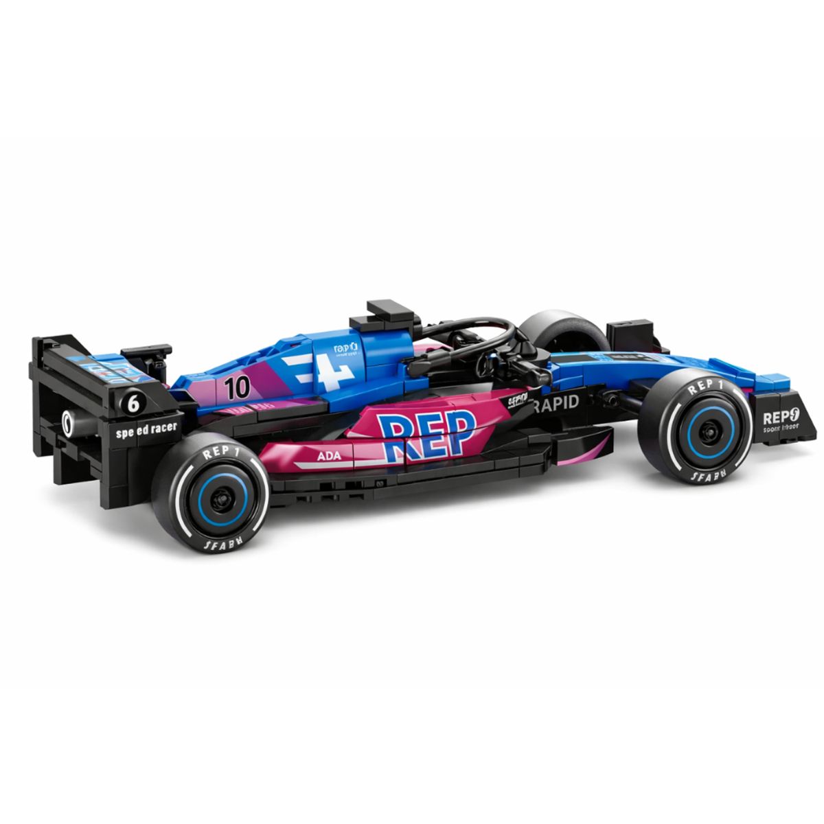 MINGDA - Auto de Carreras para Armar 324 Piezas Juguete STEM