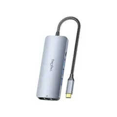 GENERICO - Hub Usb Tipo C 10 En 1 Usb 3.0 4k 60hz 100w Rj45 Veggieg
