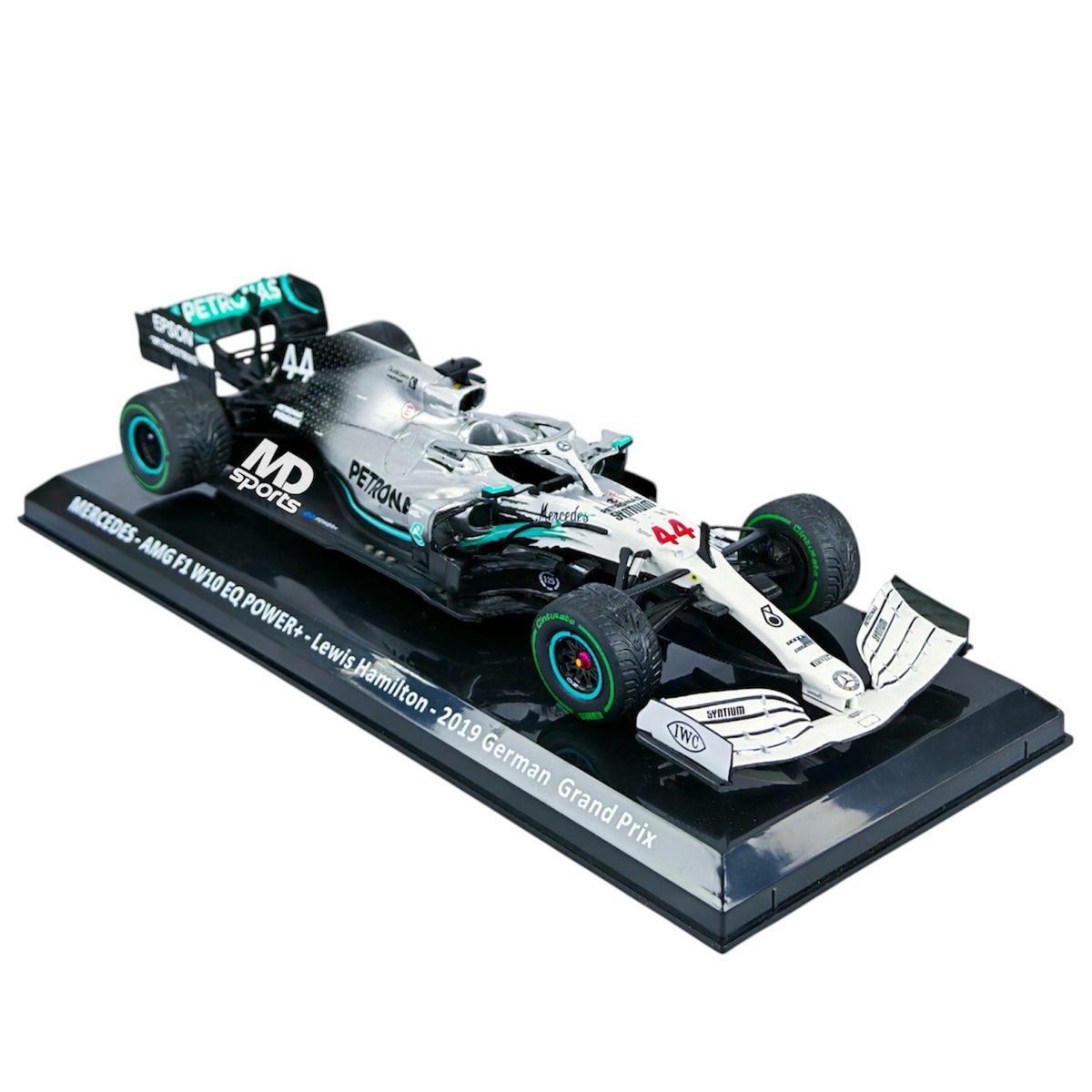 FORMULA 1 - Auto Formula 1 Mercedes W10 GP Alemania 2019 #44 Lewis Hamilton Caja Normal Premium Collect 1:24