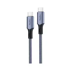 GENERICO - Cable Veggieg Tipo C - Tipo C 100w Trenzado Pd 1.2mts 5a E-marker Chip