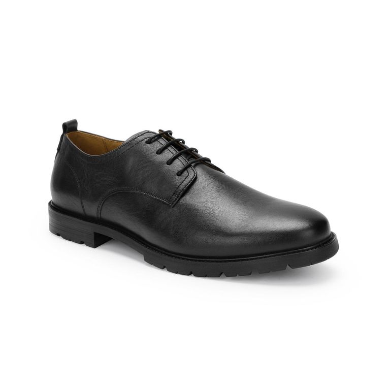 Zapatos Hombre Cuero Harrow-0-02 Negro Negro 39