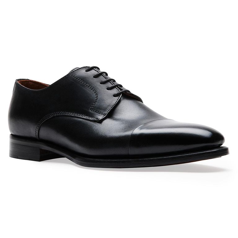 Zapatos Formales Hombre Suela Cuero Magno Negro Bigli