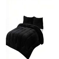 PLUMON CHIPORRO DE INVIERNO PREMIUM PLAZA Y MEDIA COLOR NEGRO