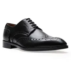 CARDINALE - Zapatos Formales Hombre Suela Cuero Magno Senato-0-03 Negro