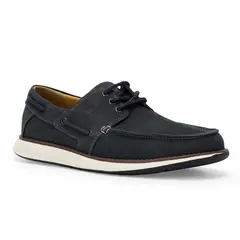 CARDINALE - Zapatos Hombre Cuero Reston-0-04 Azul