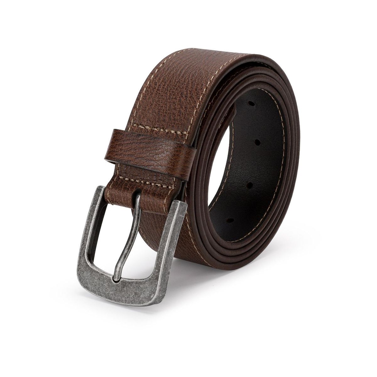 CARDINALE - Cinturón Casual Cuero Hombre Cint-Cc02-Café