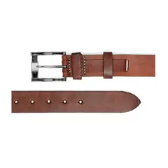 CARDINALE - Cinturón Cuero Genuino Hombre 0775 Café