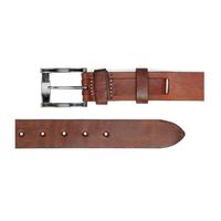 Cinturón Cuero Genuino Hombre 0775 Café