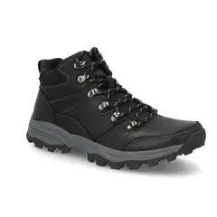 CARDINALE - Zapatillas Caña Alta Hombre Cuero Ransol-6-95 Negro