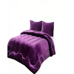 GENERICO - PLUMON DE INVIERNO CHIPORRO MEDIDA 2 PLAZA COLOR MORADO