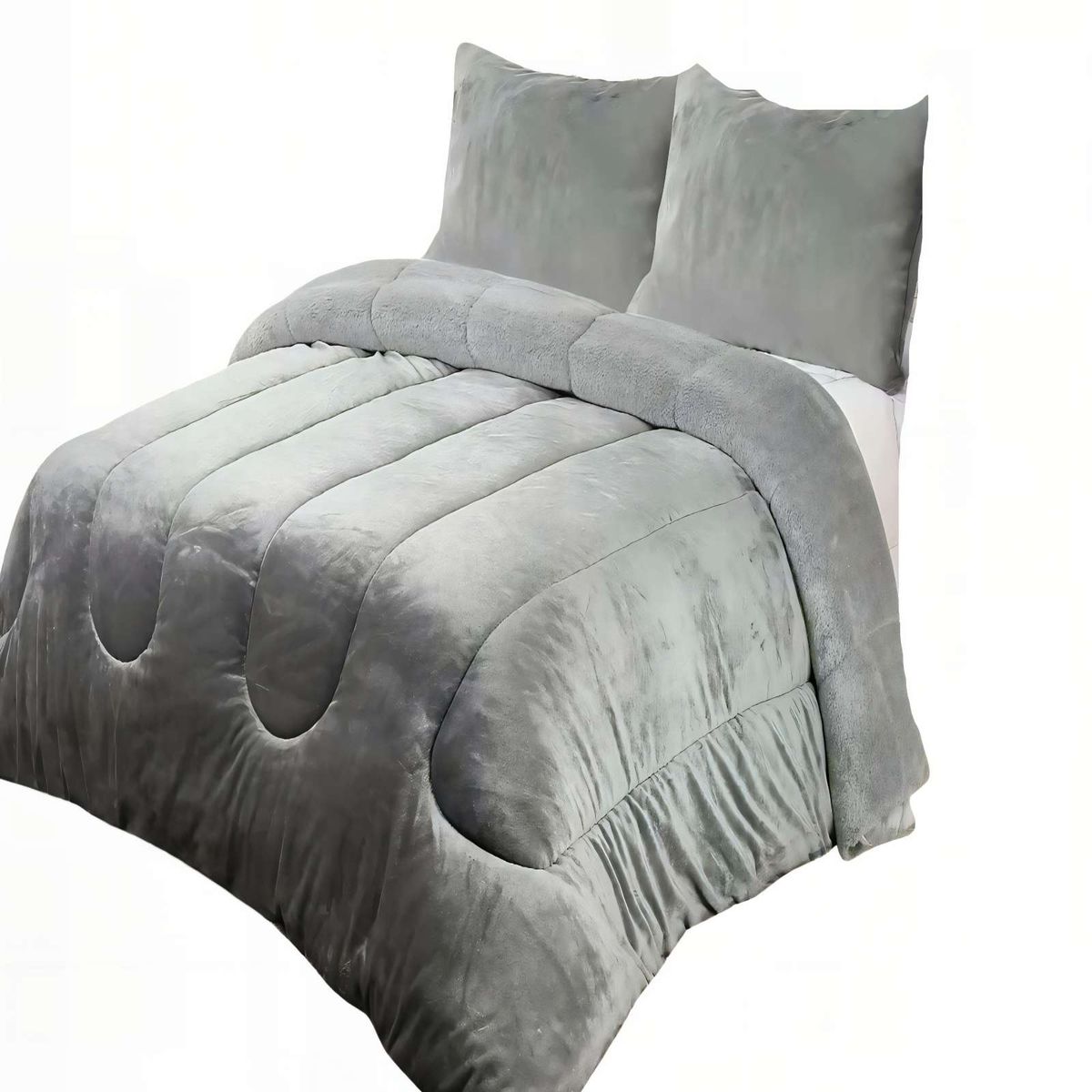 GENERICO - PLUMON DE INVIERNO CHIPORRO MEDIDA KING   COLOR GRIS