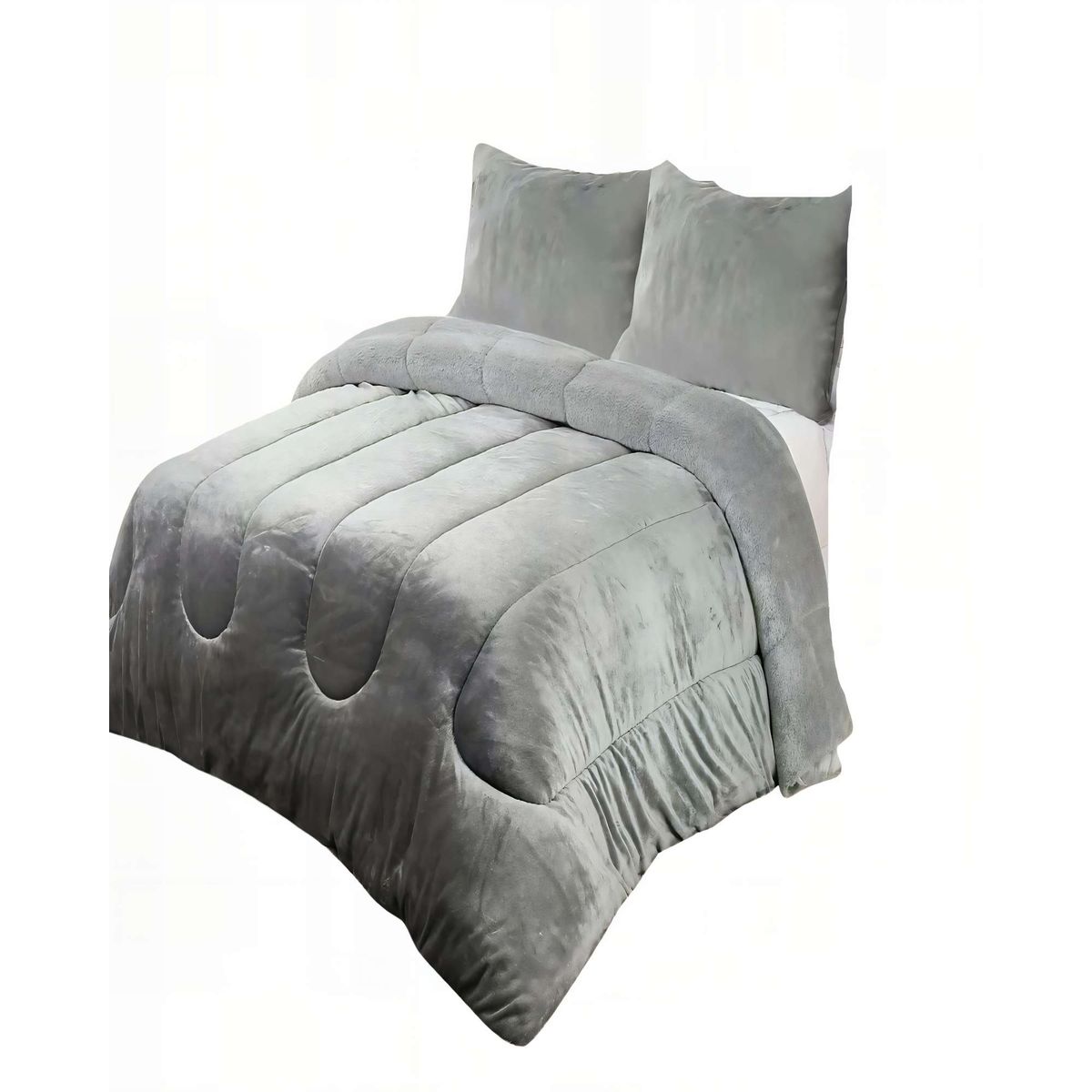 GENERICO - PLUMON DE INVIERNO CHIPORRO MEDIDA KING   COLOR GRIS