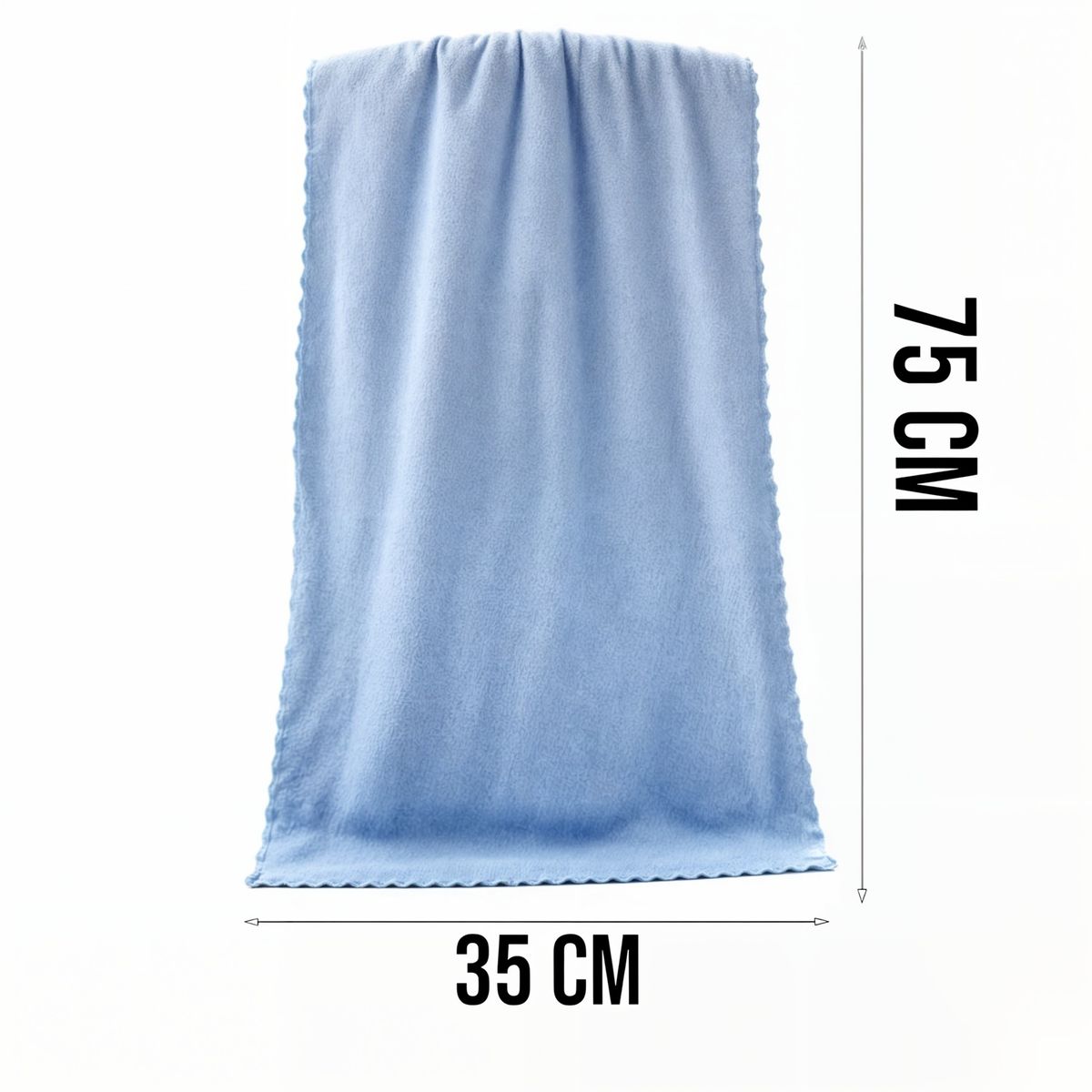 GENERICO - toallas de baño toalla de mano microfibra 35x75cm
