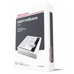 GENERICO - Papel Bond Fotocopia Carta 500 Hojas Office Depot Blanco 70g
