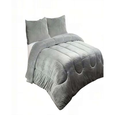 Imagen 2 del producto PLUMON CHIPORRO INVIERNO 180CMX200CM PLAZA Y MEDIA COLOR GRIS