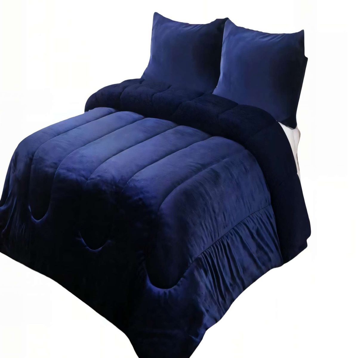 GENERICO - PLUMON CHIPORRO INVIERNO 230CMX250CM 2 PLAZA  COLOR AZUL