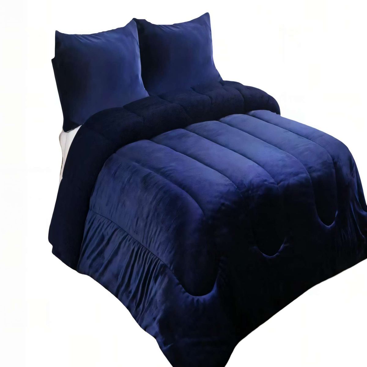 GENERICO - PLUMON CHIPORRO INVIERNO 230CMX250CM 2 PLAZA  COLOR AZUL