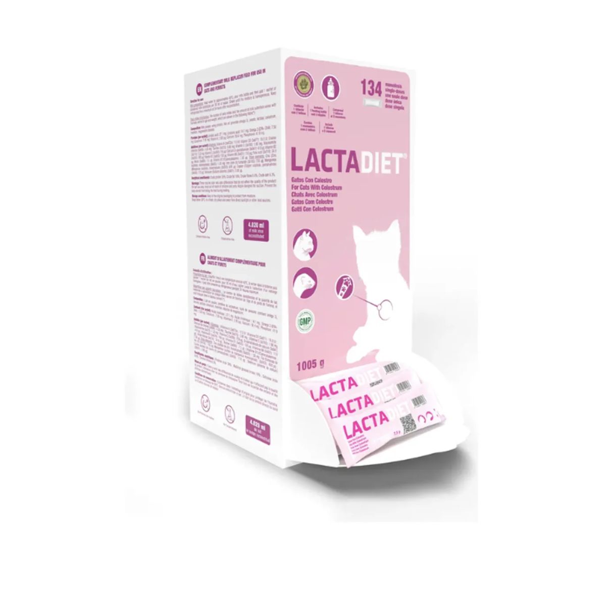 GENERICO - X6 Sachet De Leche Lactadiet Gatos Con Calostro 7.5g Cu