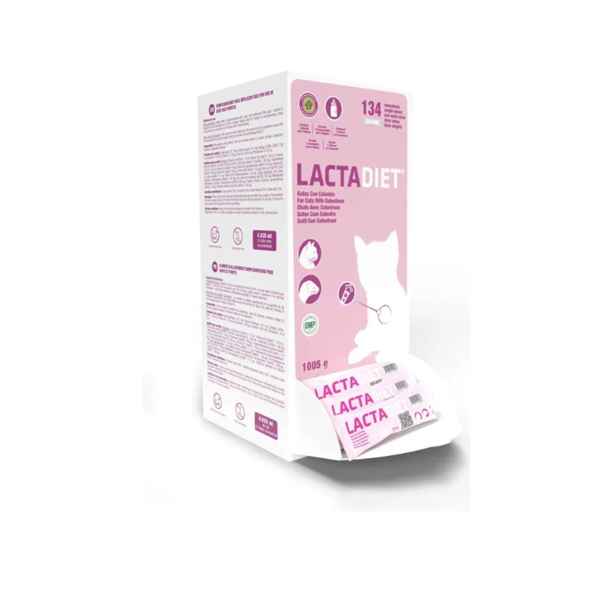 GENERICO - X6 Sachet De Leche Lactadiet Gatos Con Calostro 7.5g Cu