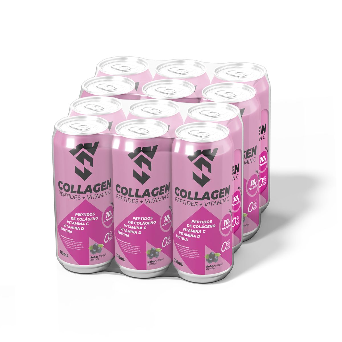 SNP New Power - Pack 12 Unidades Colageno Peptides 310ml