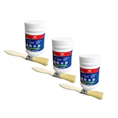 GENERICO - 3 Selladores Adhesivo Transparente Impermeable Tapa Goteras 300g No Tóxico