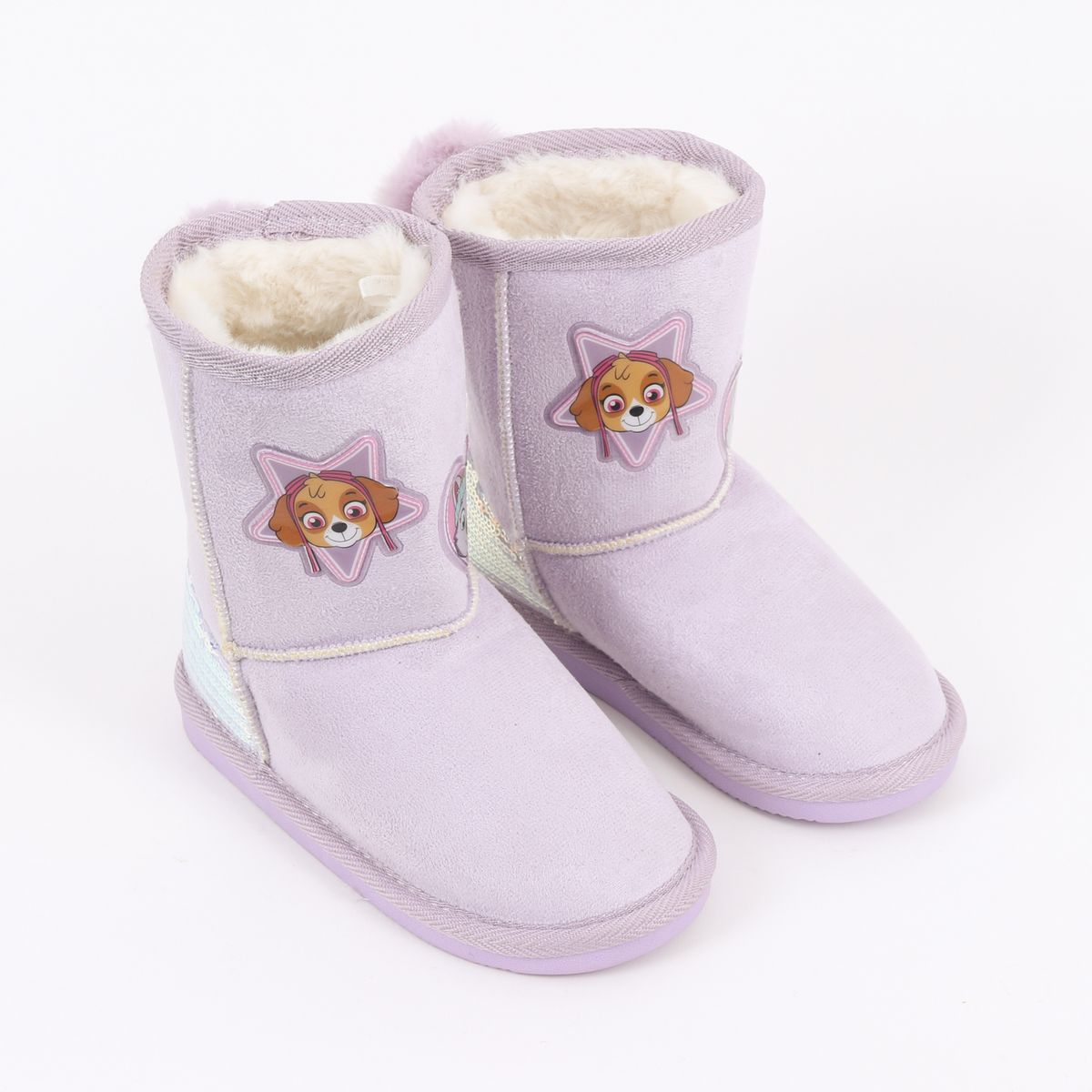PAW PATROL - Bota Niña Chiporro Lentejuelas Skye Morado Paw Patrol
